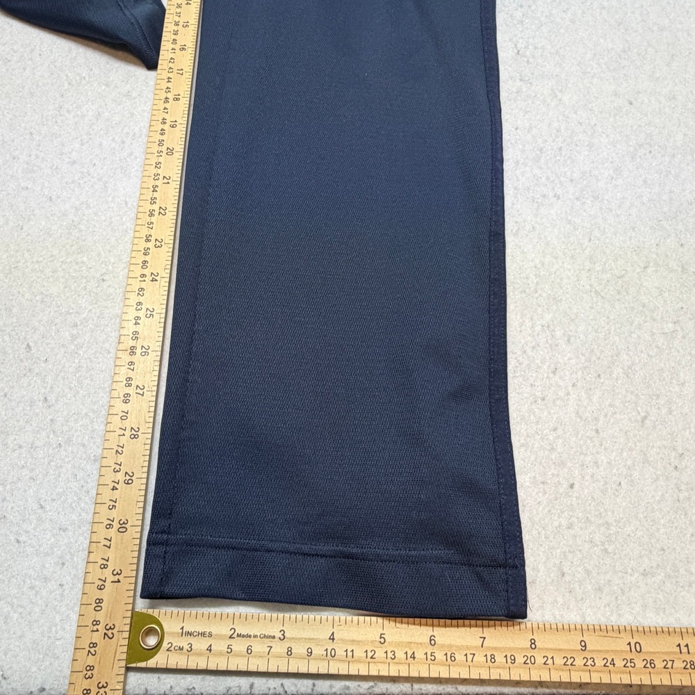Vintage Nike Track Pants Navy Blue Y2K Baggy Skater Zipped Cuffs Mens Large - Picture 8 of 12